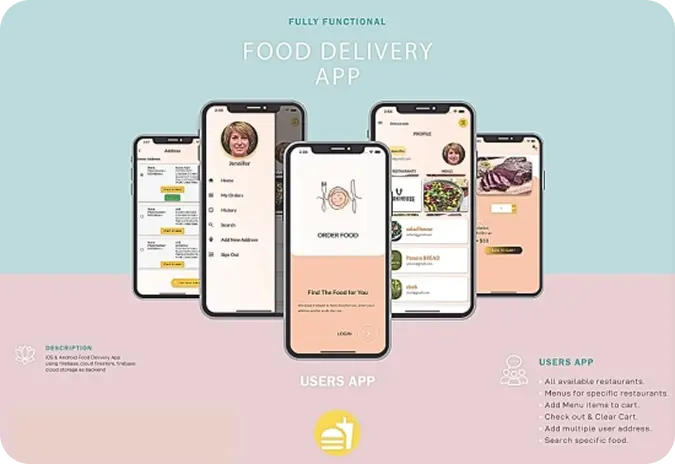 E-commerce Mobile App Screens